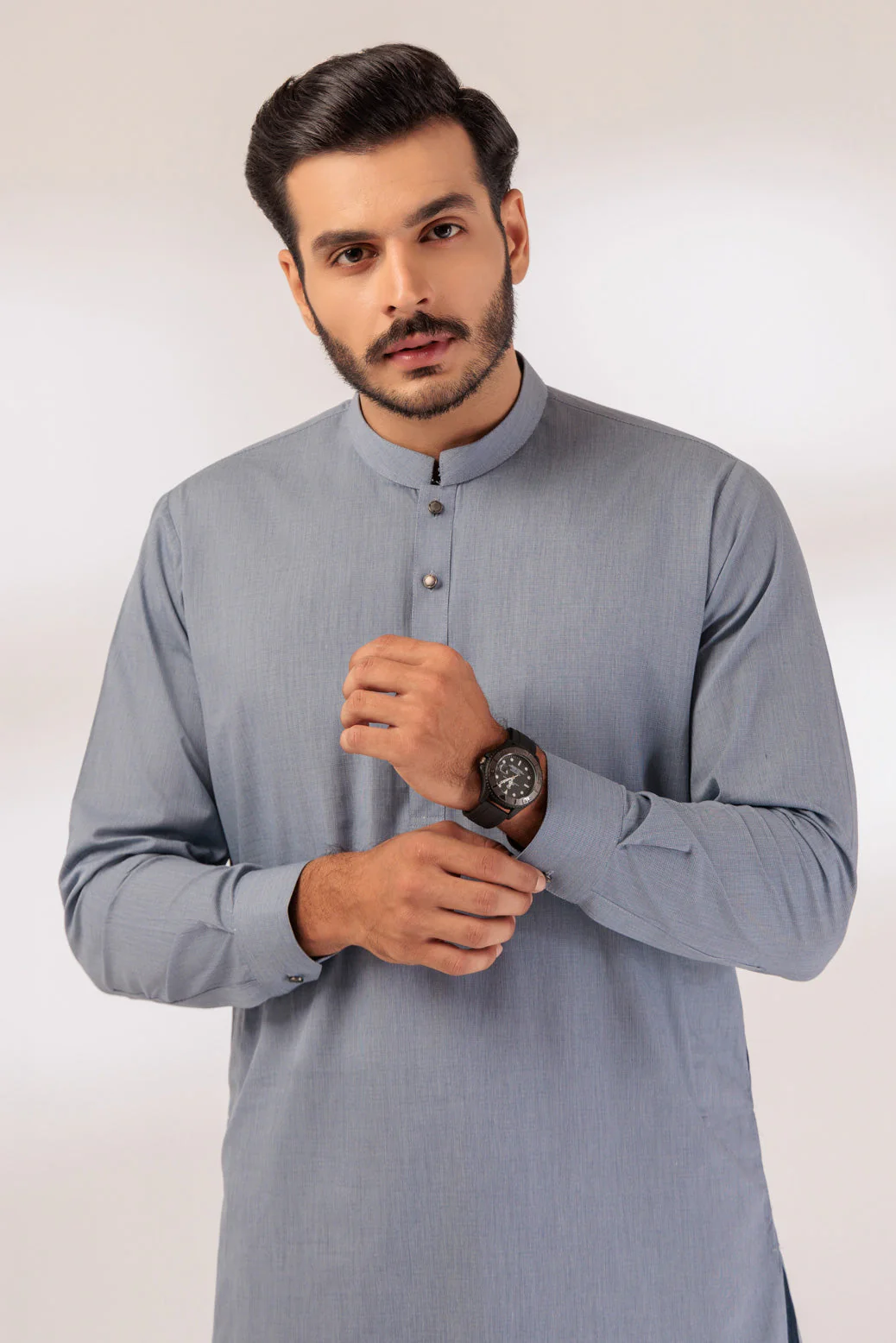 SPACE-YARN DYED-KURTA SHALWAR - (KSRR24-013) - Image 3