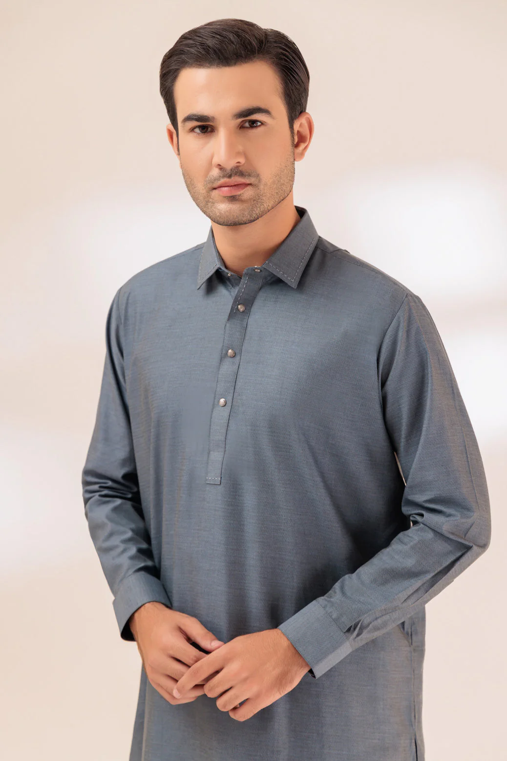 SPRUCE-BLENDED-SHALWAR SUIT - (GSSW23-054) - Image 2