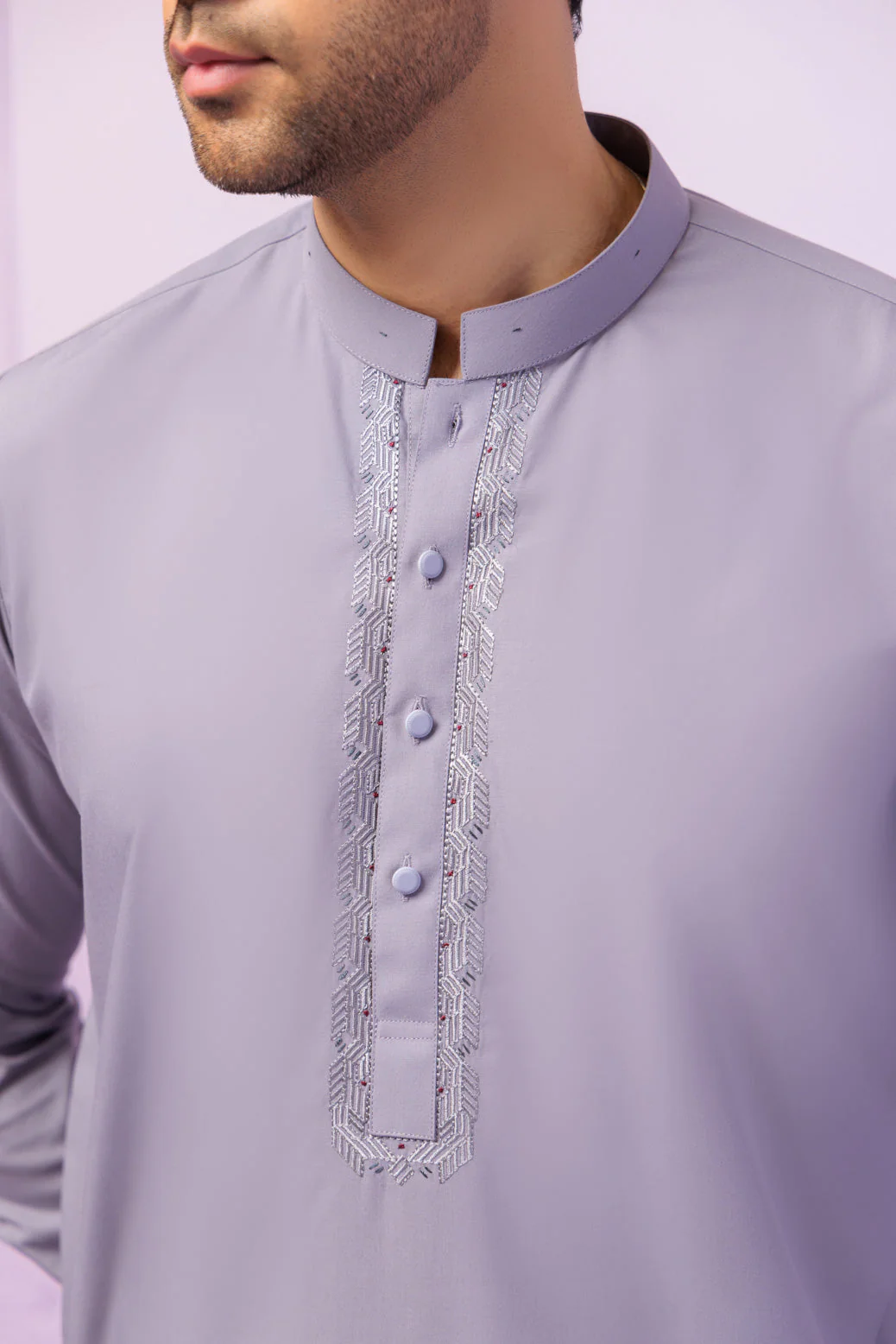 STONE-BLENDED-KURTA SHALWAR - (KSRS24-029) - Image 4