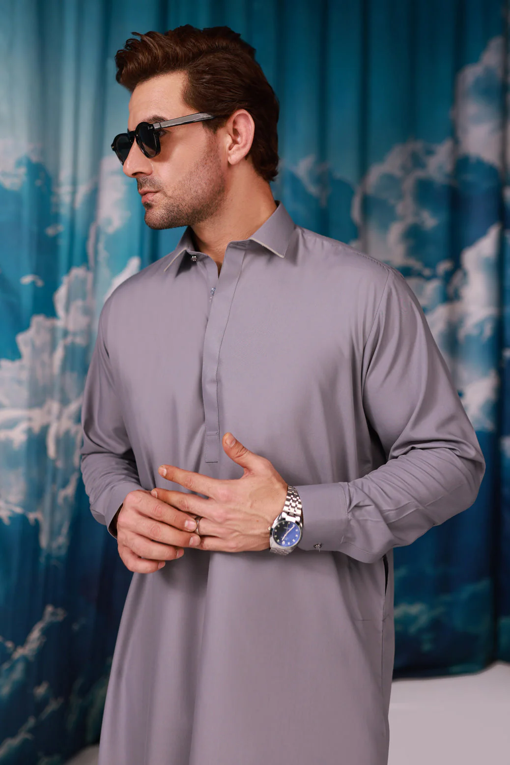 STONE-BLENDED-SHALWAR SUIT  - (GSSW24-008) - Image 4