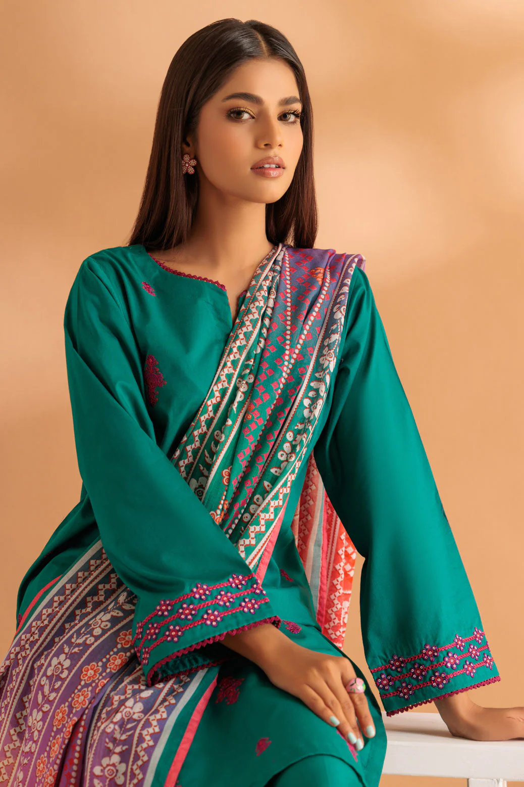 T-GREEN-CAMBRIC-3 PIECE (SS2243P39) - Image 2