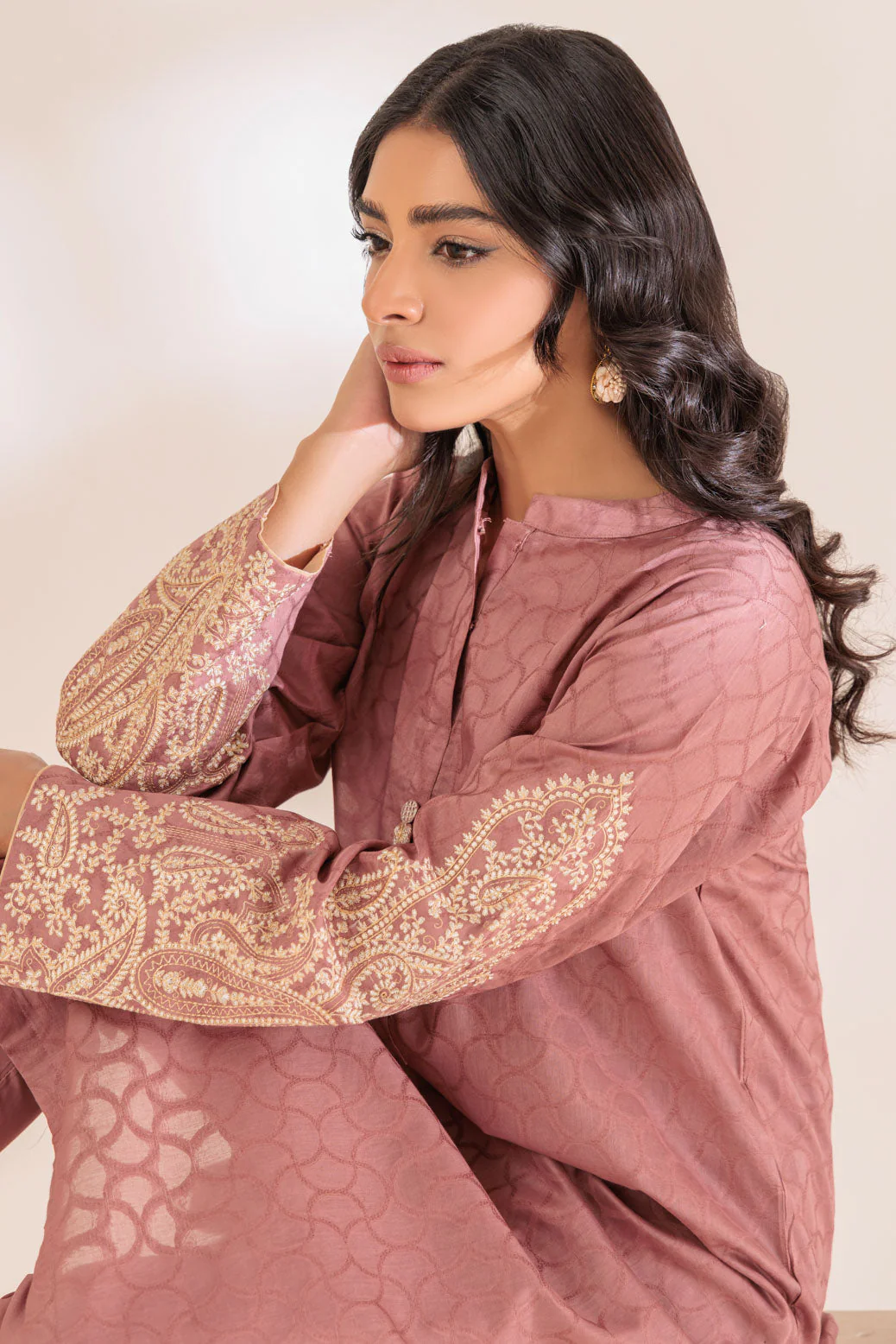 T-PINK-JACQUARD-2 PIECE (PWS1232P13) - Image 3