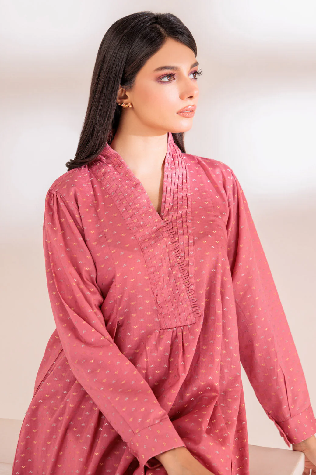 T-PINK-JACQUARD-2 PIECE (SSS232P62) - Image 2