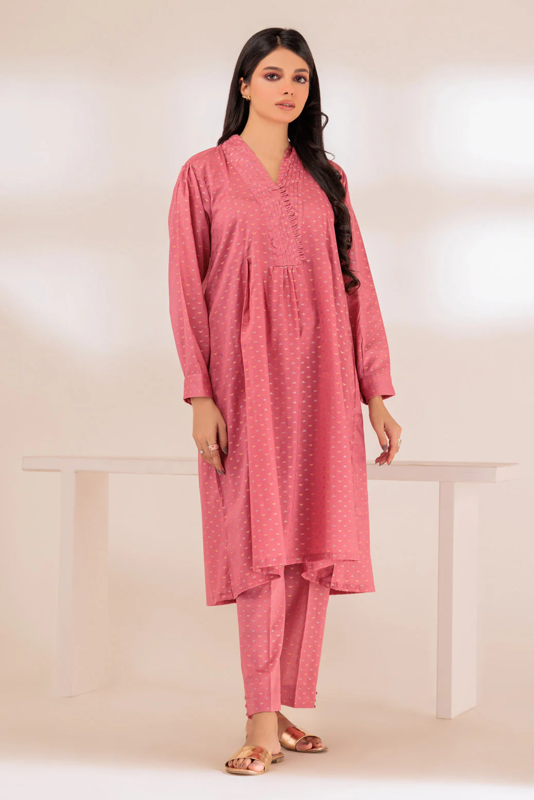 T-PINK-JACQUARD-2 PIECE (SSS232P62) - Image 3