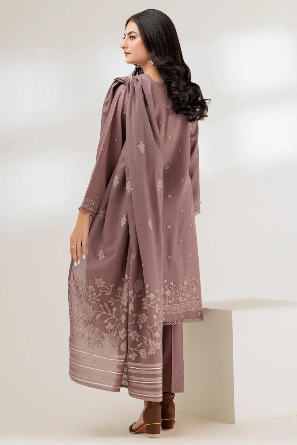 TAUPE-JACQUARD-3 PIECE (JRS233P13) - Image 3