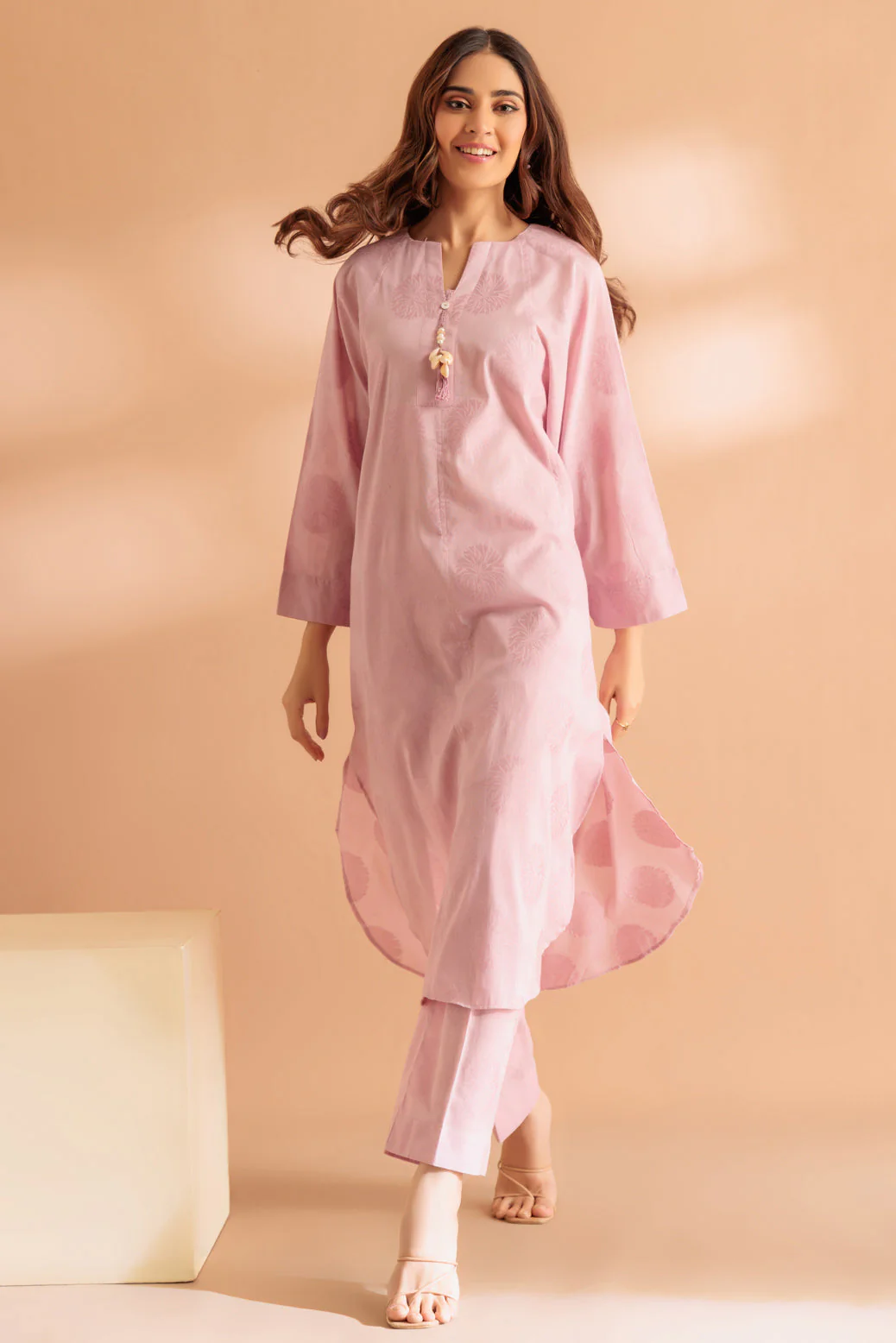 TEA-PINK-JACQUARD-2 PIECE (SS6242P28) - Image 4