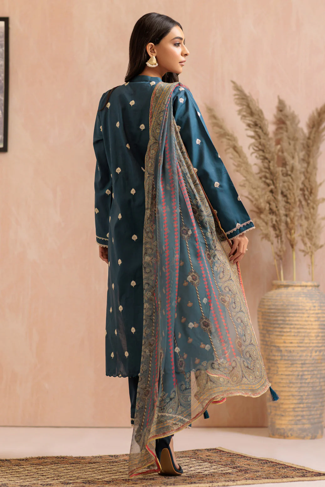 TEAL-CAMBRIC-3 PIECE (WSS223P98) - Image 5