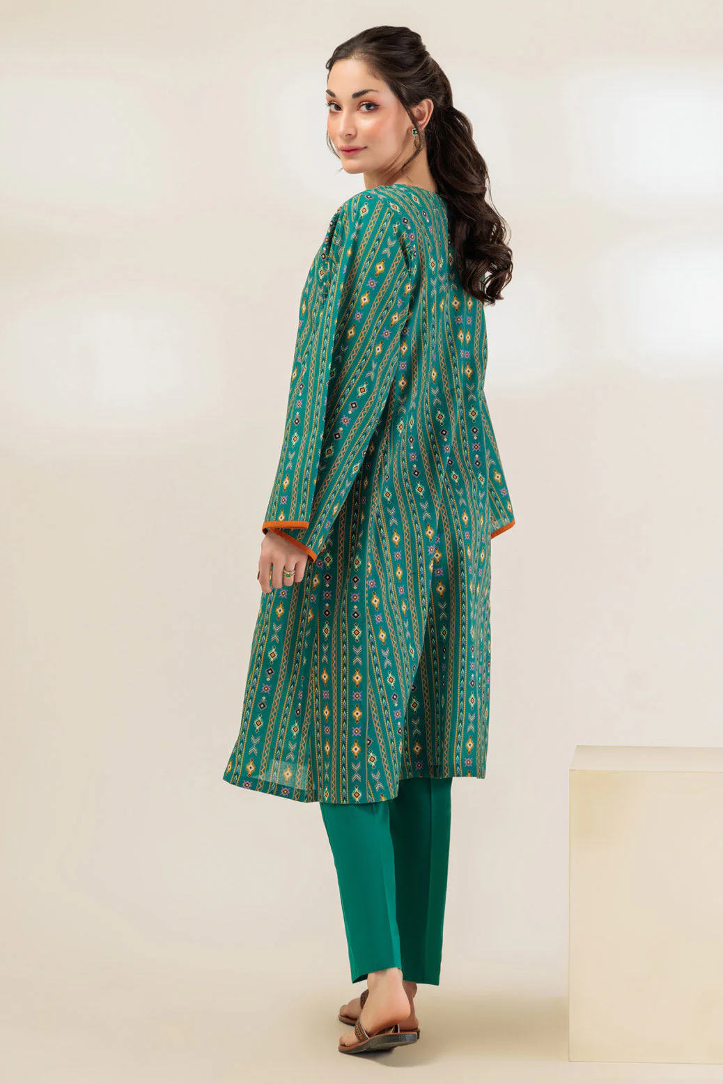TEAL-DOUBLE COTTON-2 PIECE (WS6232P38) - Image 2