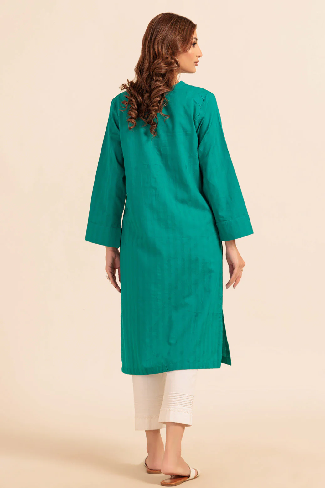 TEAL-JACQUARD-1 PIECE (PWS1241P06) - Image 5