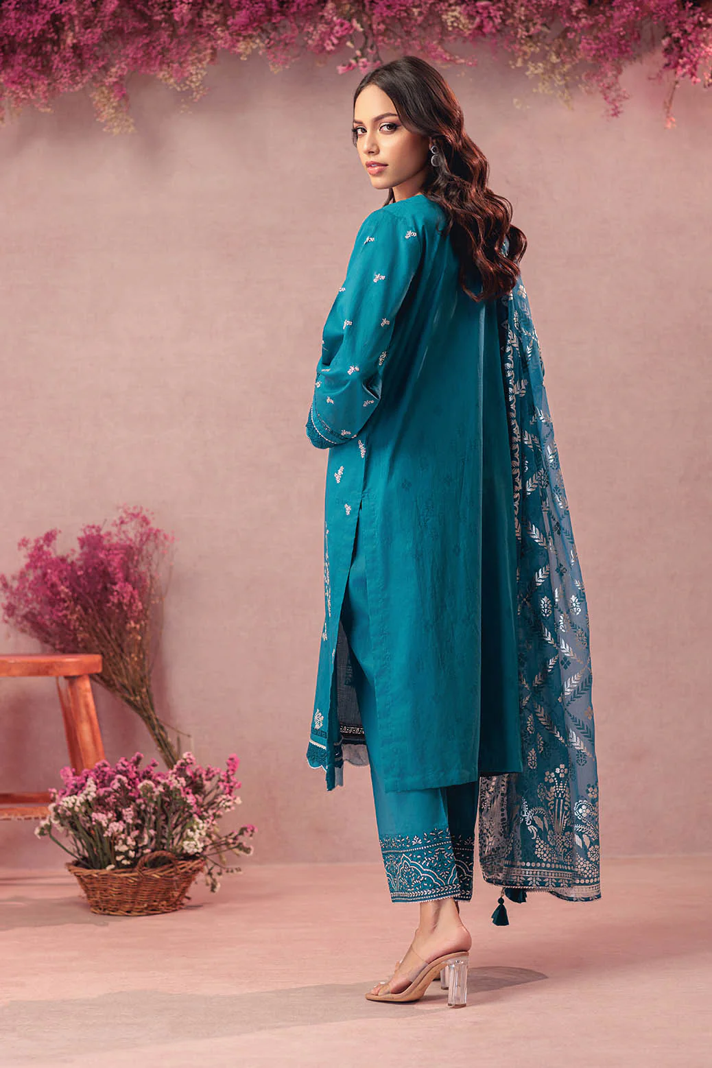 TEAL-JACQUARD-3 PIECE (CD1S5243P5) - Image 4