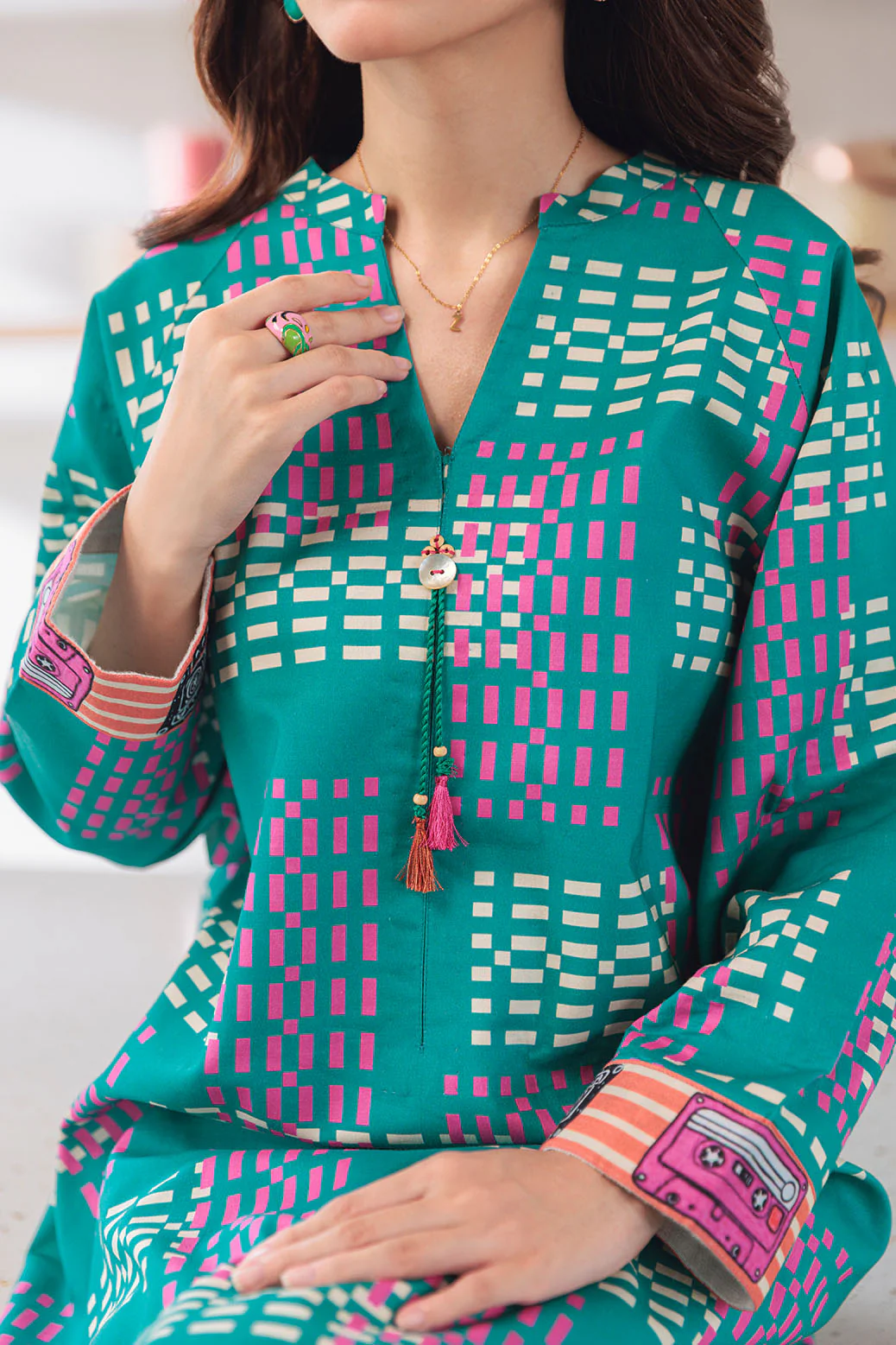 TEAL-LAWN-2 PIECE (BPS6242P06) - Image 2