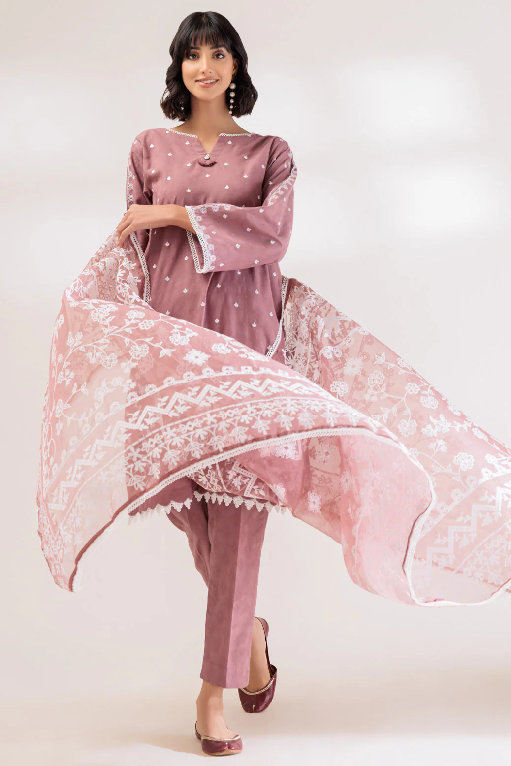 TEA PINK-JACQUARD-3 PIECE (PWS1233P03) - Image 3