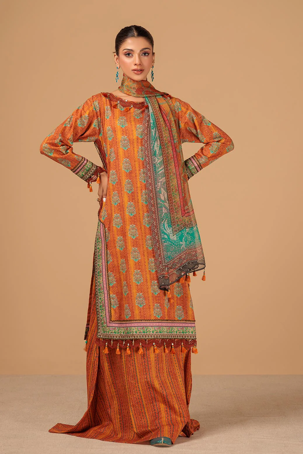 TEHZEEB - 3 PC (RSR233P07) - Image 3