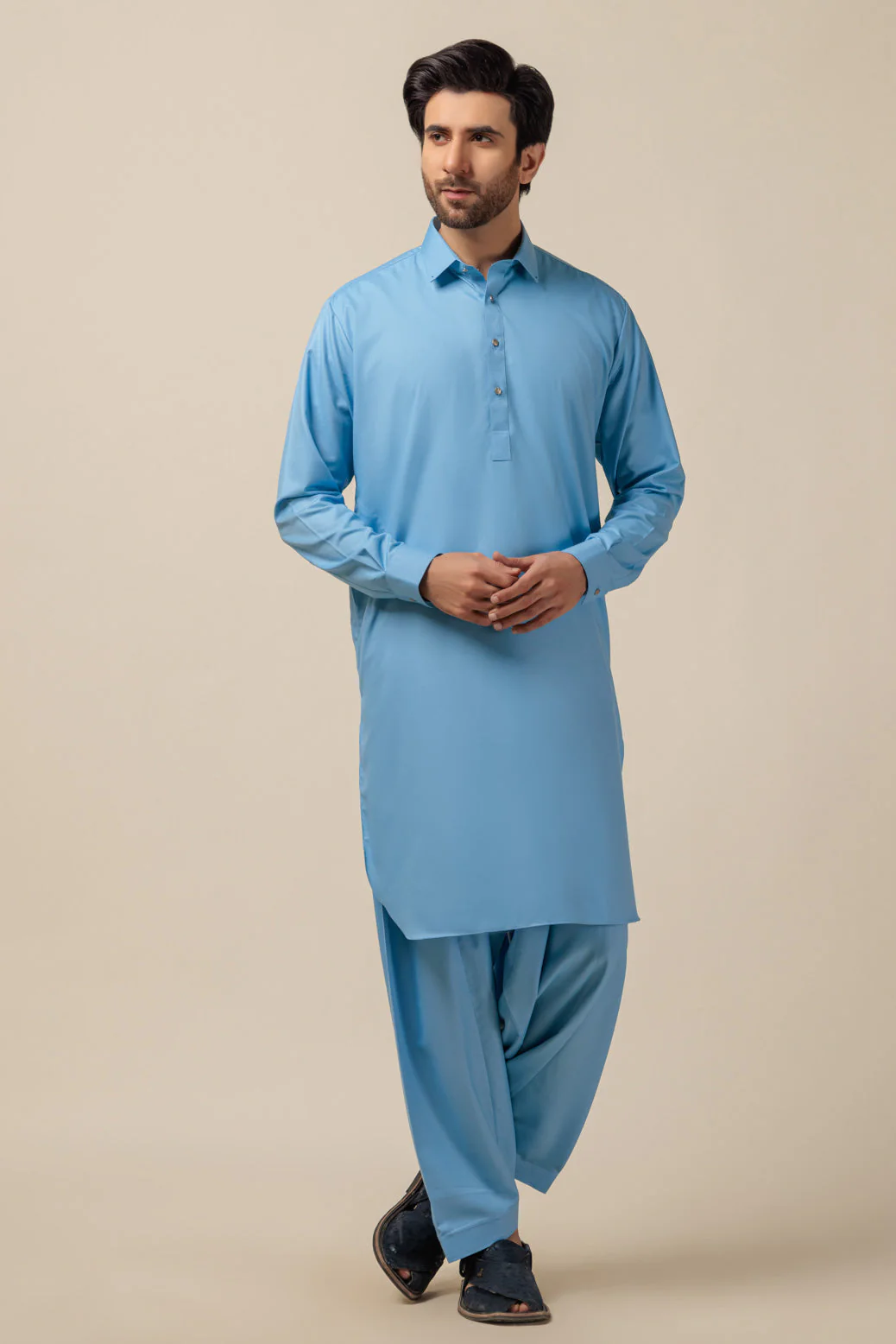 TOP SAIL-BLENDED-SHALWAR SUIT - (GSSW23-010) - Image 3