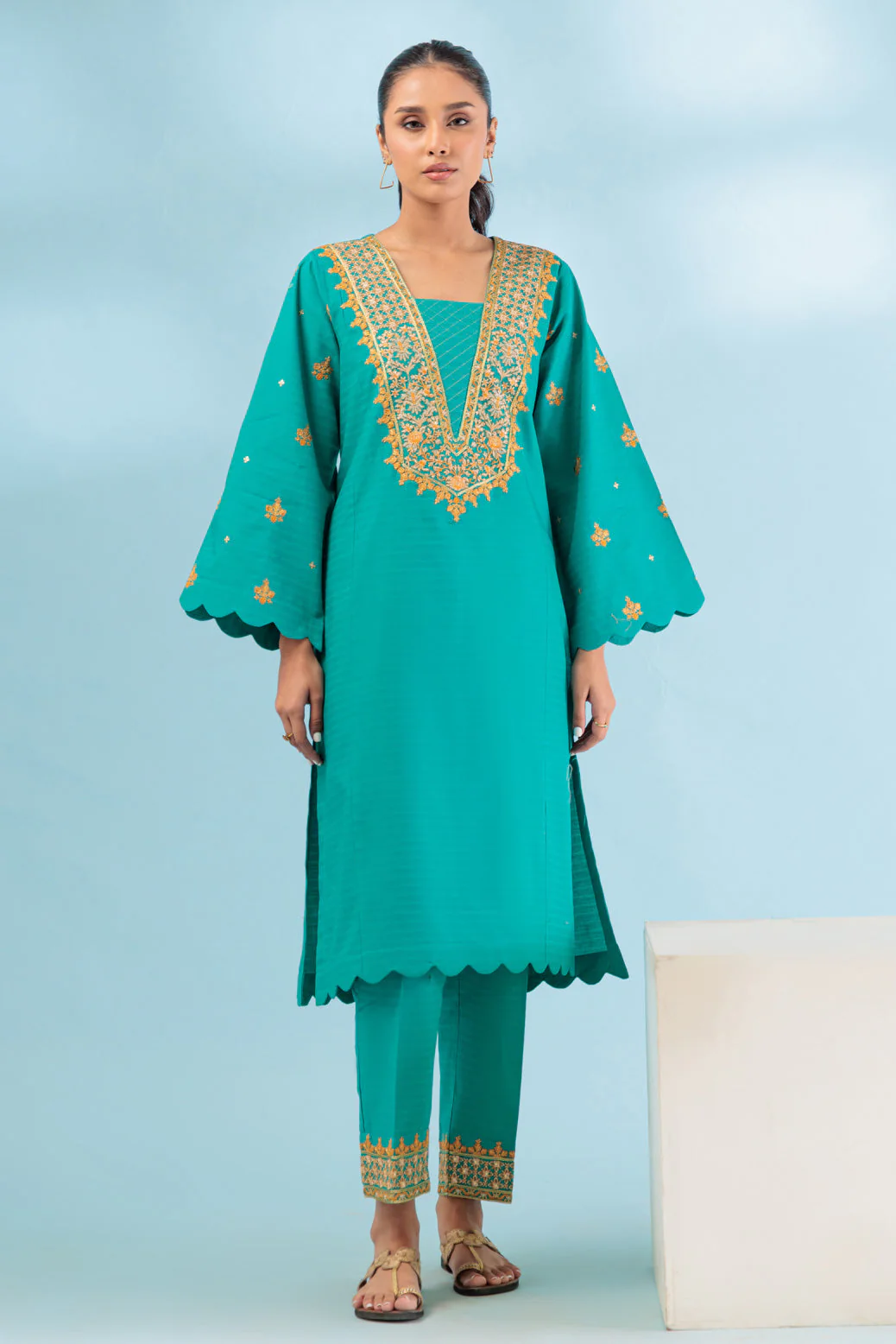 TURQUOISE-DYED-2 PIECE (SSS232P48) - Image 5
