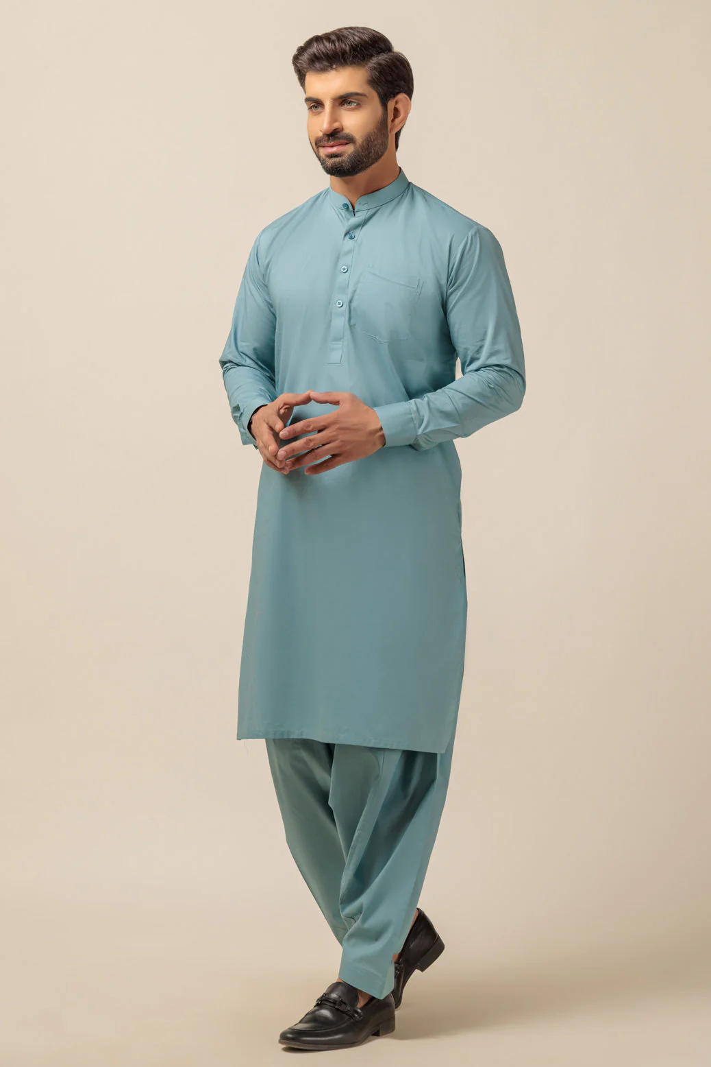 UMBER-BLENDED-SHALWAR SUIT - (GSBB23-010) - Image 4