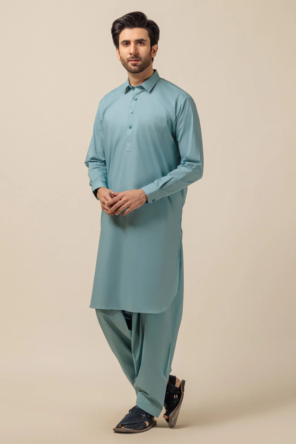 UMBER-BLENDED-SHALWAR SUIT - (GSSB23-010) - Image 3