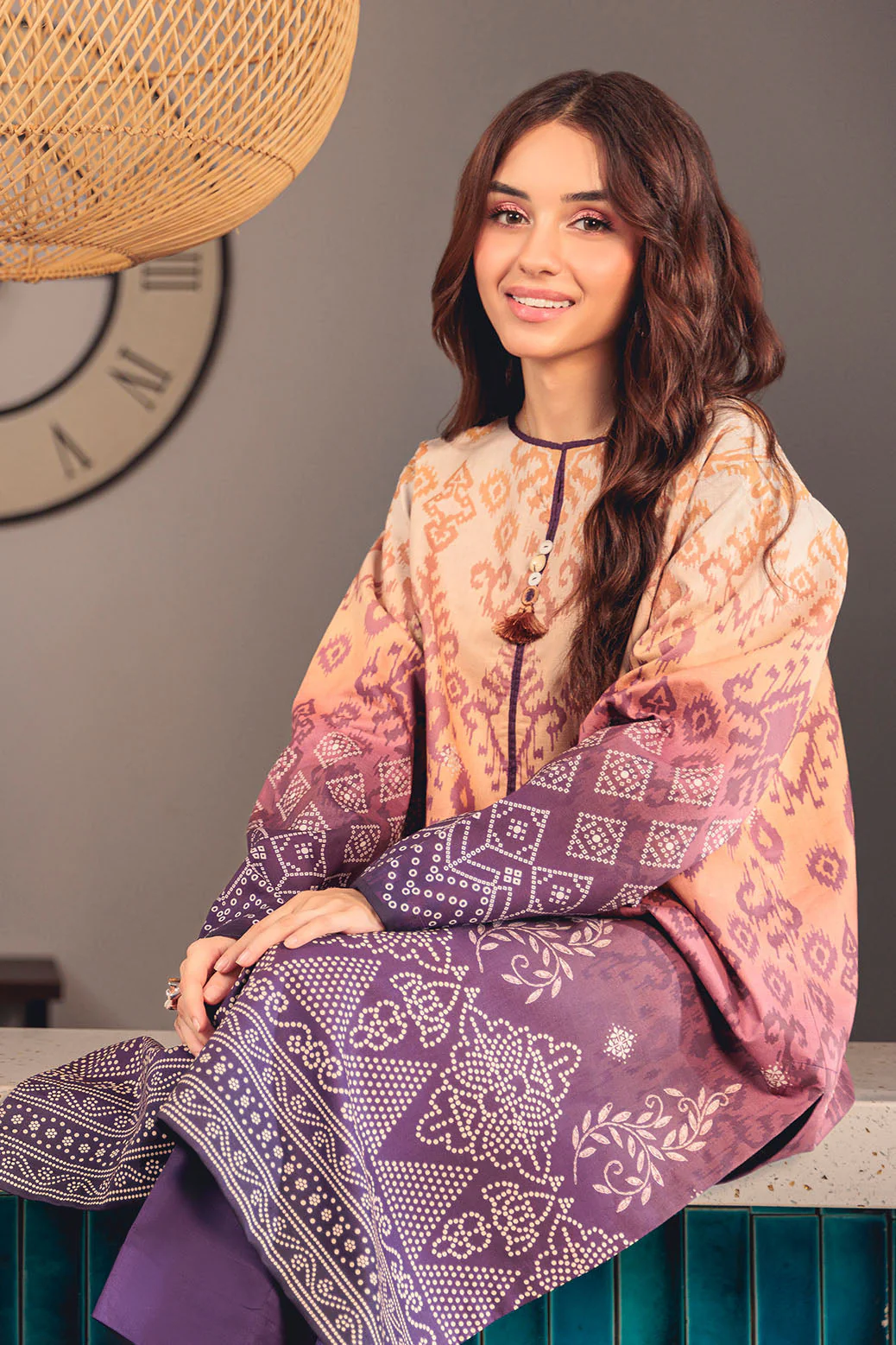 VIOLET-LAWN-2 PIECE (BPS2242P04) - Image 4