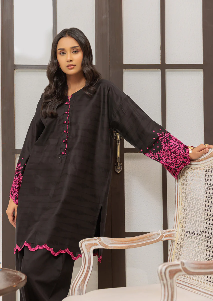 Black-Jacquard-2 Piece (W25DE2004) - Image 3
