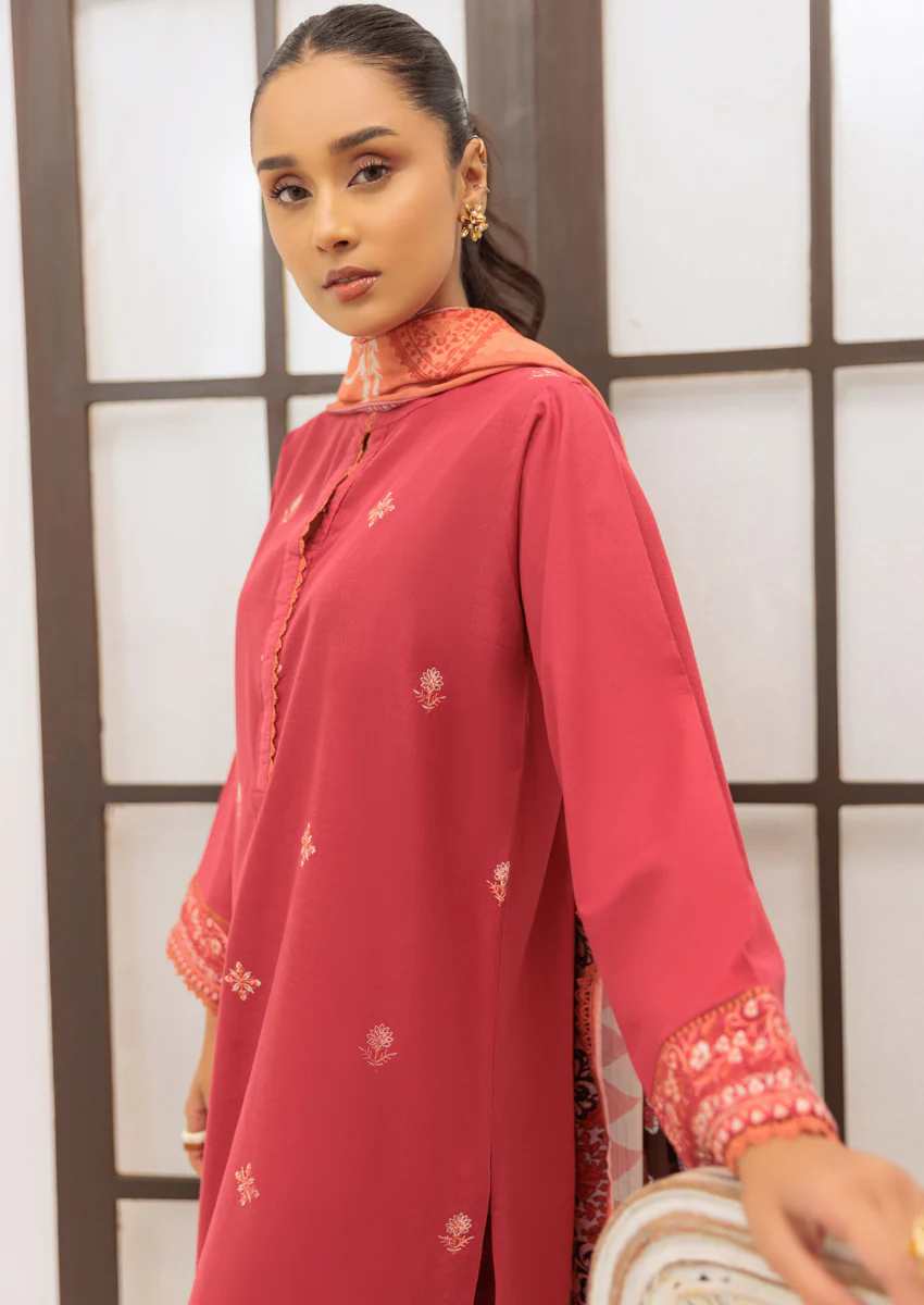 Maroon-Dobby-3 Piece (W25DE3010) - Image 3
