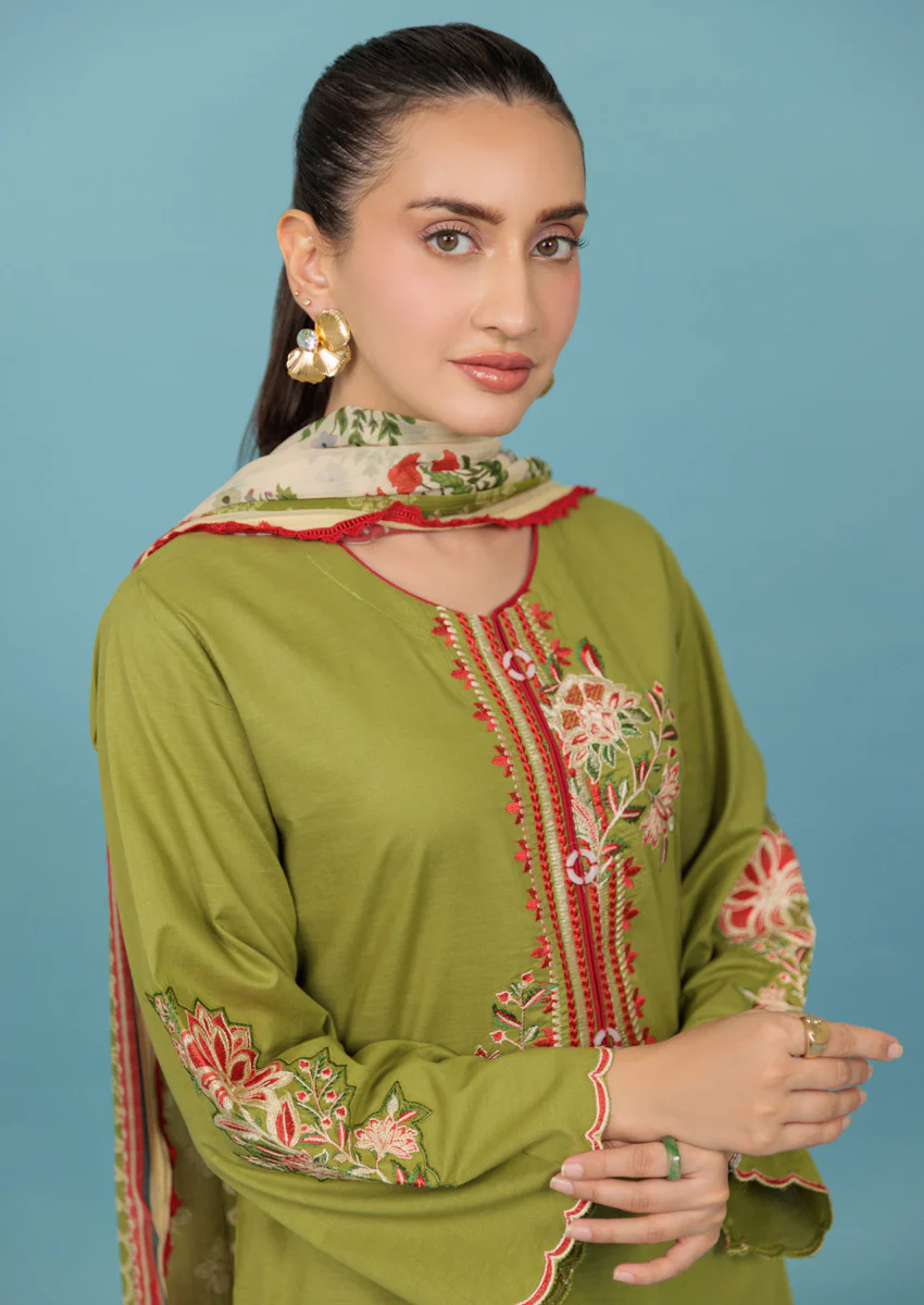Green-Cambric-3 Piece (W25DE3011) - Image 3