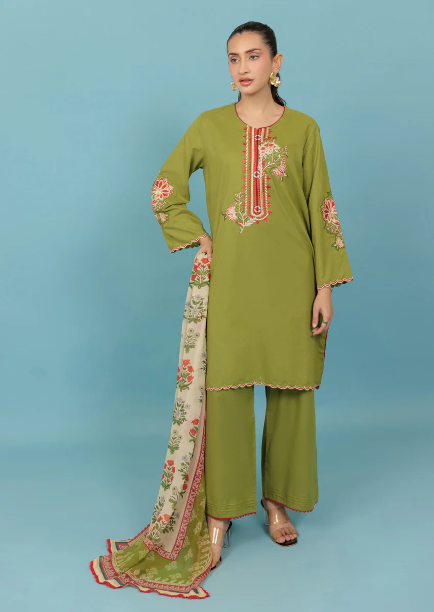Green-Cambric-3 Piece (W25DE3011) - Image 5