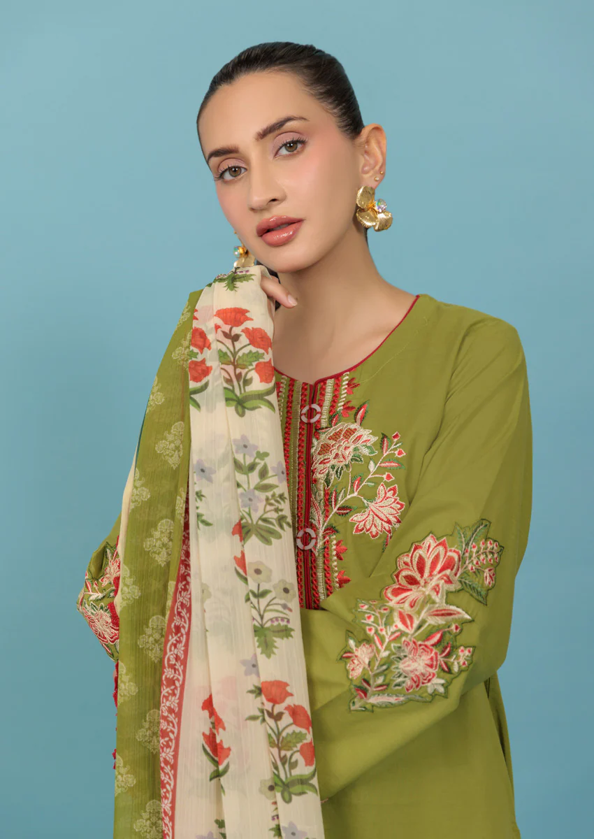 Green-Cambric-3 Piece (W25DE3011) - Image 6