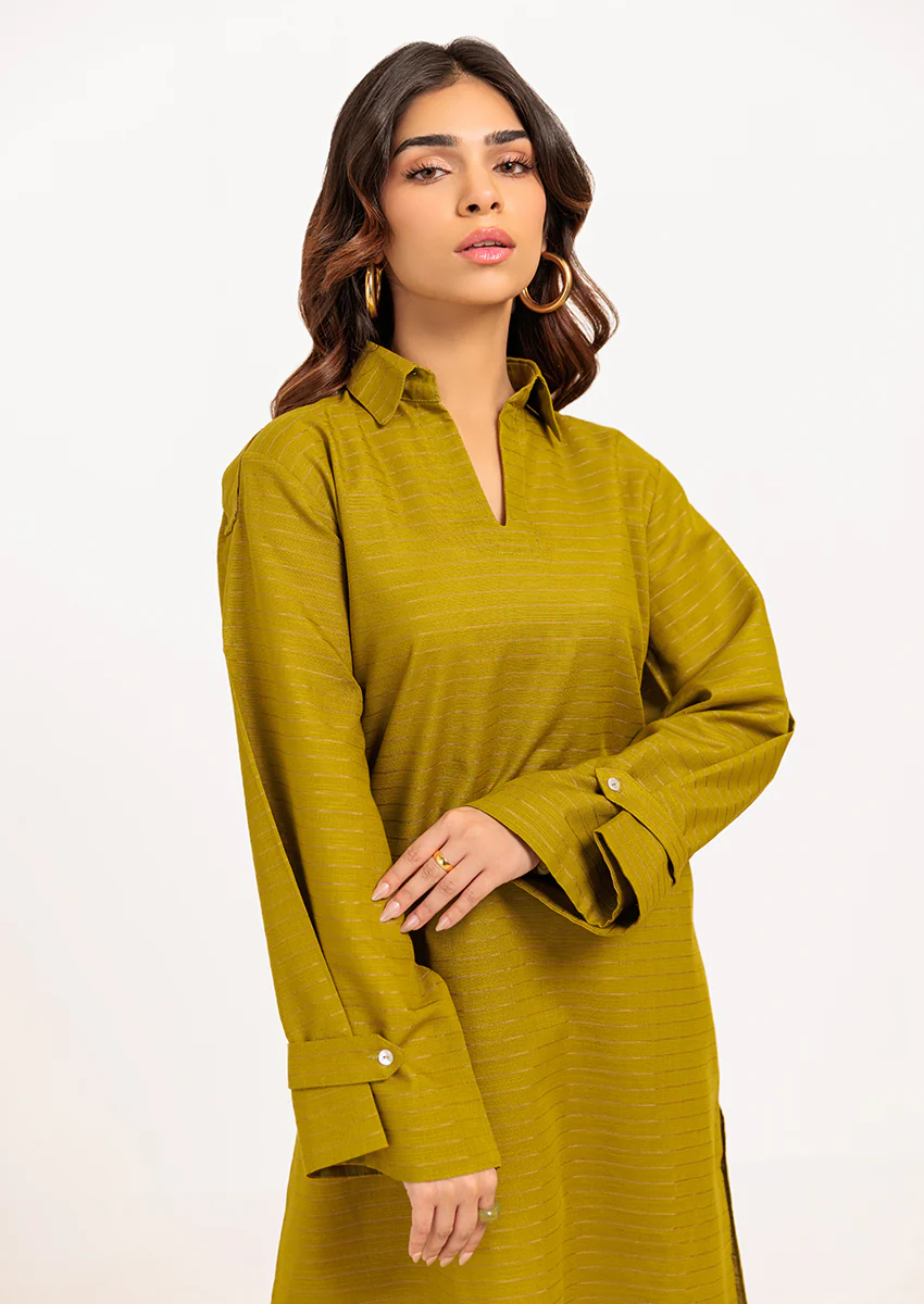 Olive-Yarn Dyed - 2 Piece  (W25FE2002) - Image 3
