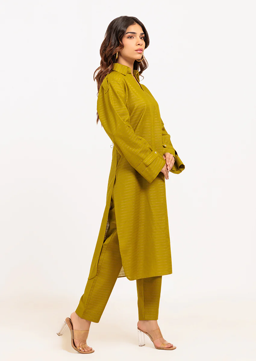 Olive-Yarn Dyed - 2 Piece  (W25FE2002) - Image 4