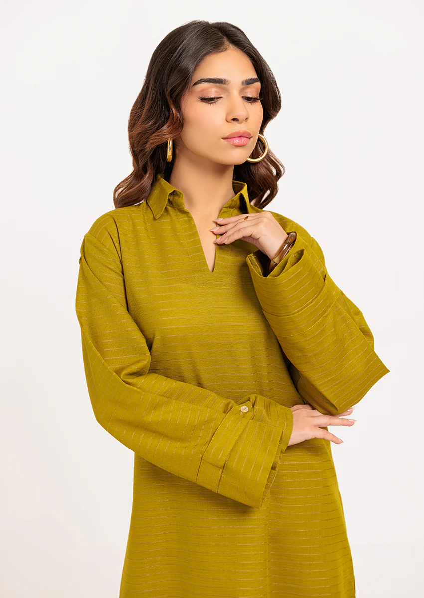Olive-Yarn Dyed - 2 Piece  (W25FE2002) - Image 5