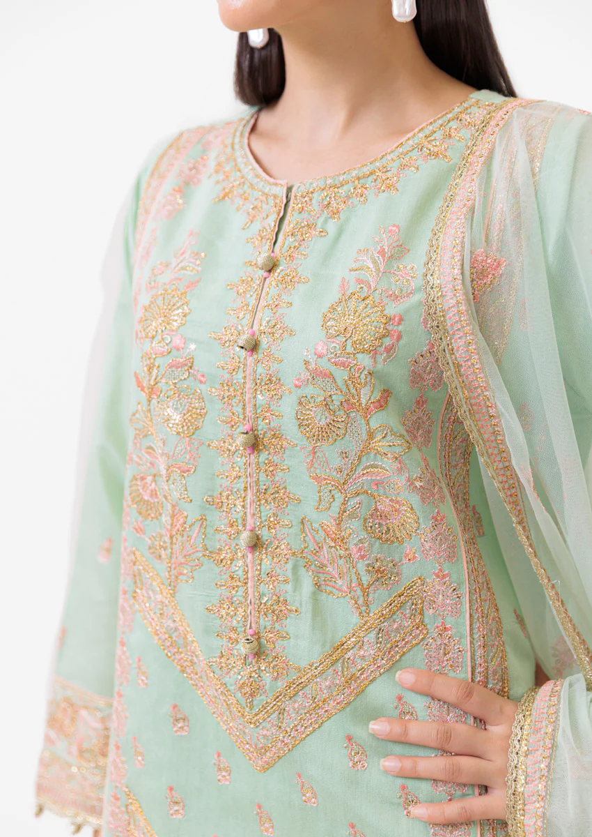 Green-Cotton Net-3 Piece (W25FE3004) - Image 5
