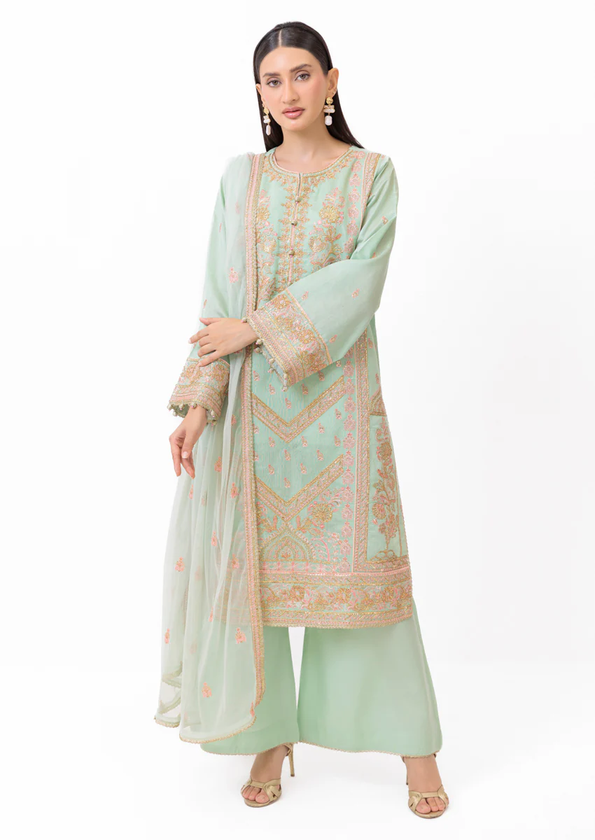 Green-Cotton Net-3 Piece (W25FE3004) - Image 6