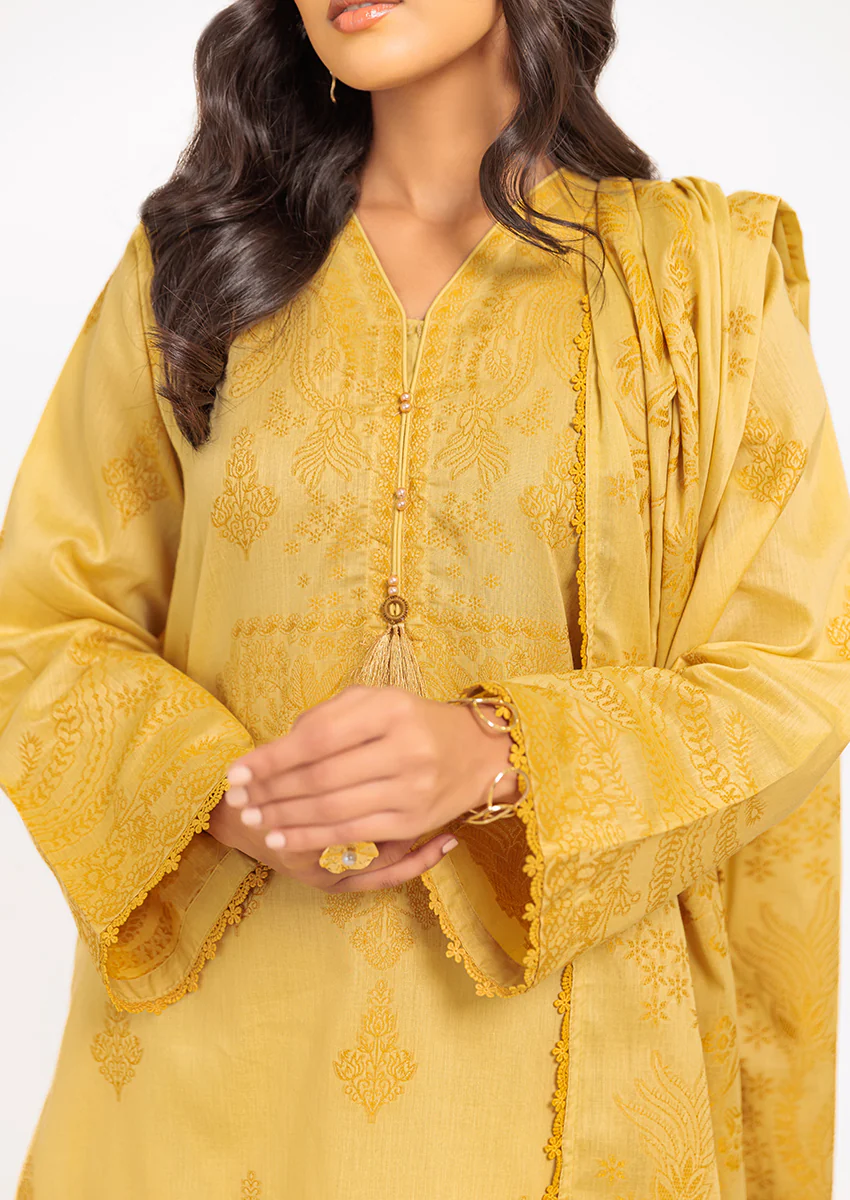 Gold-Jacquard - 3 Piece  (W25JD3121) - Image 3