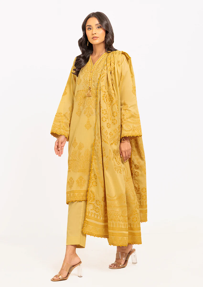 Gold-Jacquard - 3 Piece  (W25JD3121) - Image 4