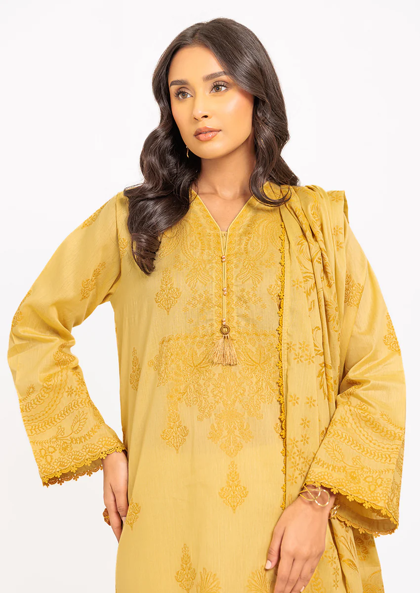 Gold-Jacquard - 3 Piece  (W25JD3121) - Image 5