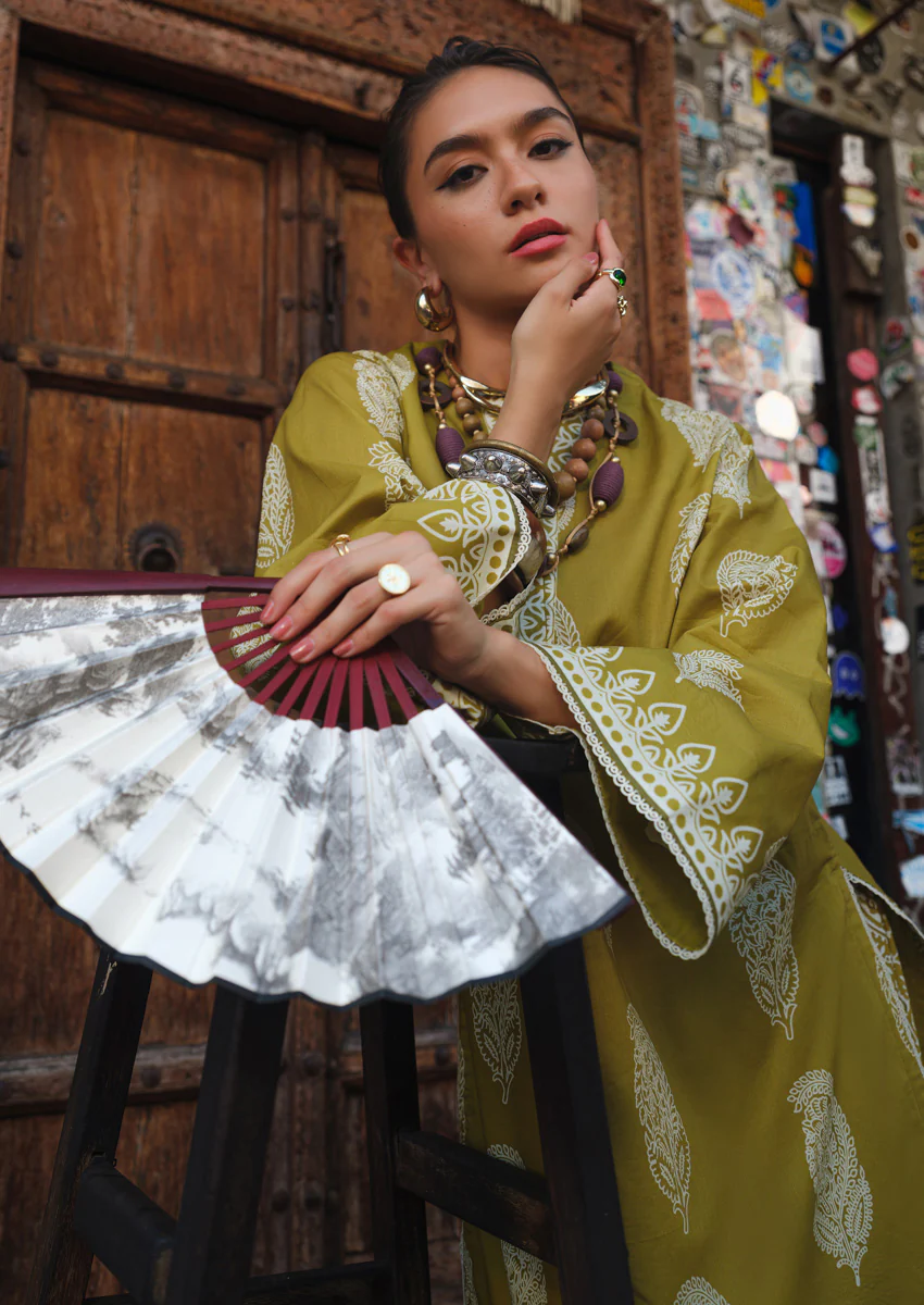 MUSTARD-LAWN-2 PIECE (W25P2010) - Image 5