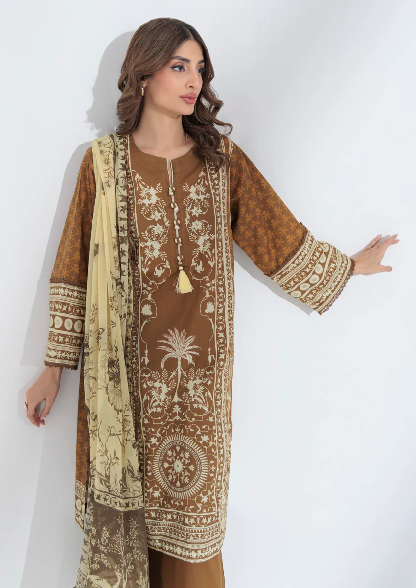 Brown-Cambric-3 Piece (W25P3004) - Image 4