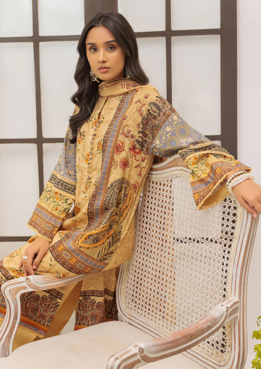 Beige-Cambric-3 Piece (W25P3005) - Image 5