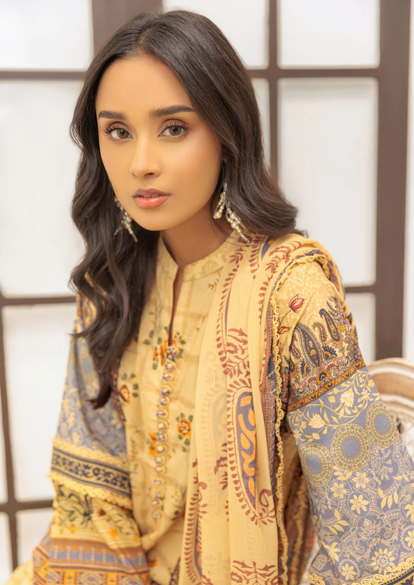 Beige-Cambric-3 Piece (W25P3005) - Image 6