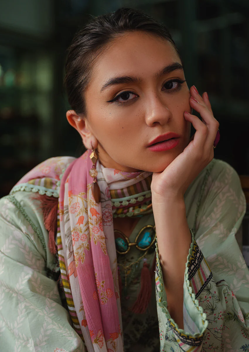 Green-Cambric-3 Piece (W25P3009) - Image 3