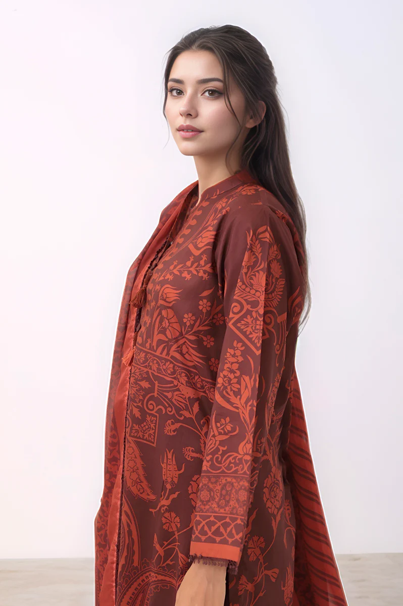 Brown-Cambric-3 Piece (W25P3023) - Image 3