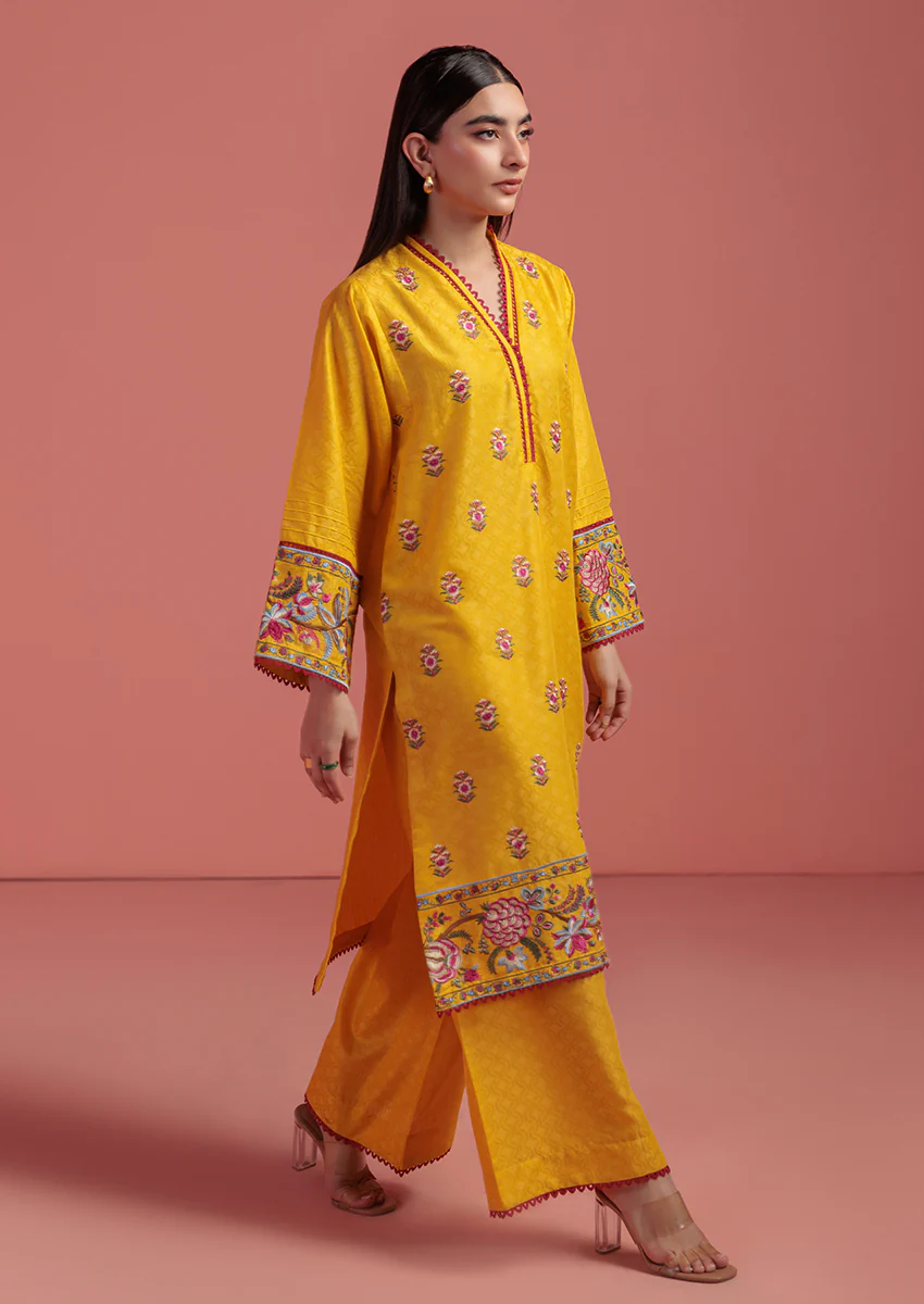 Yellow-Dobby - 2 Piece (W25SE2067) - Image 3