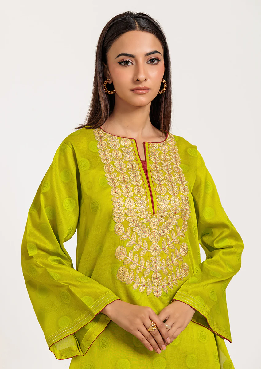 Green-Jacquard-2 Piece (W25SE2068) - Image 3
