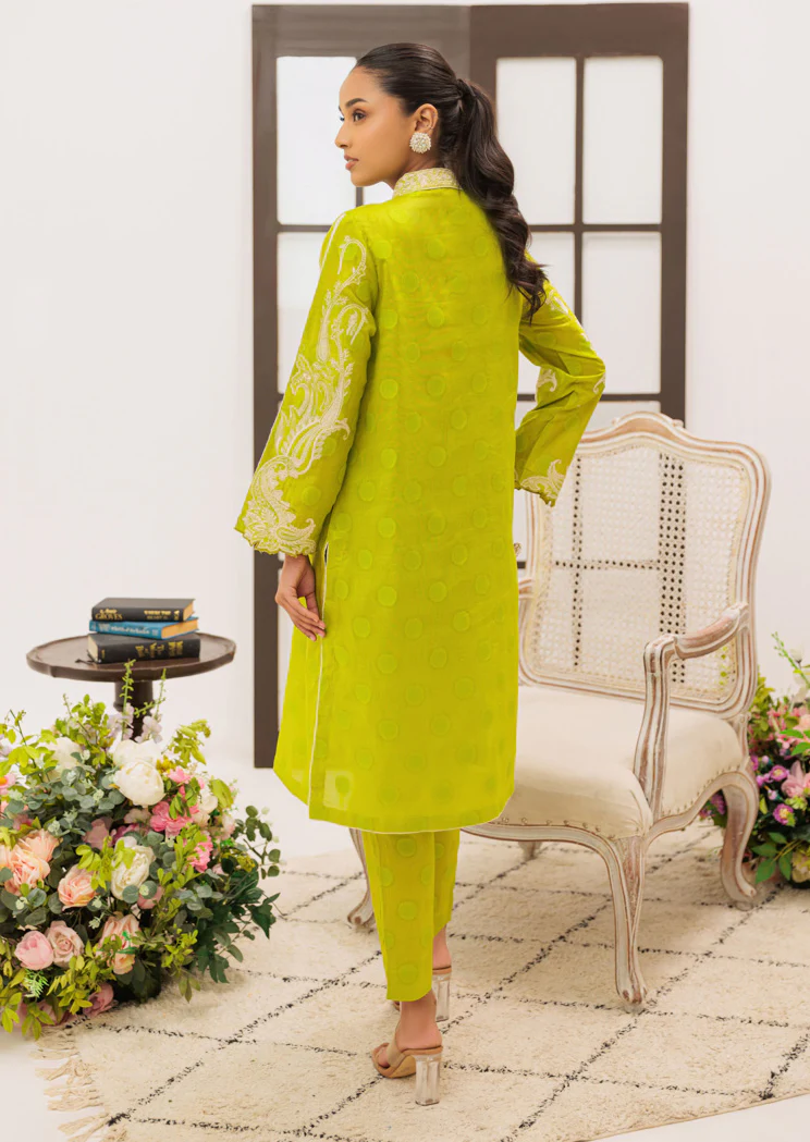 Green-Jacquard-2 Piece (W25SE2069) - Image 2