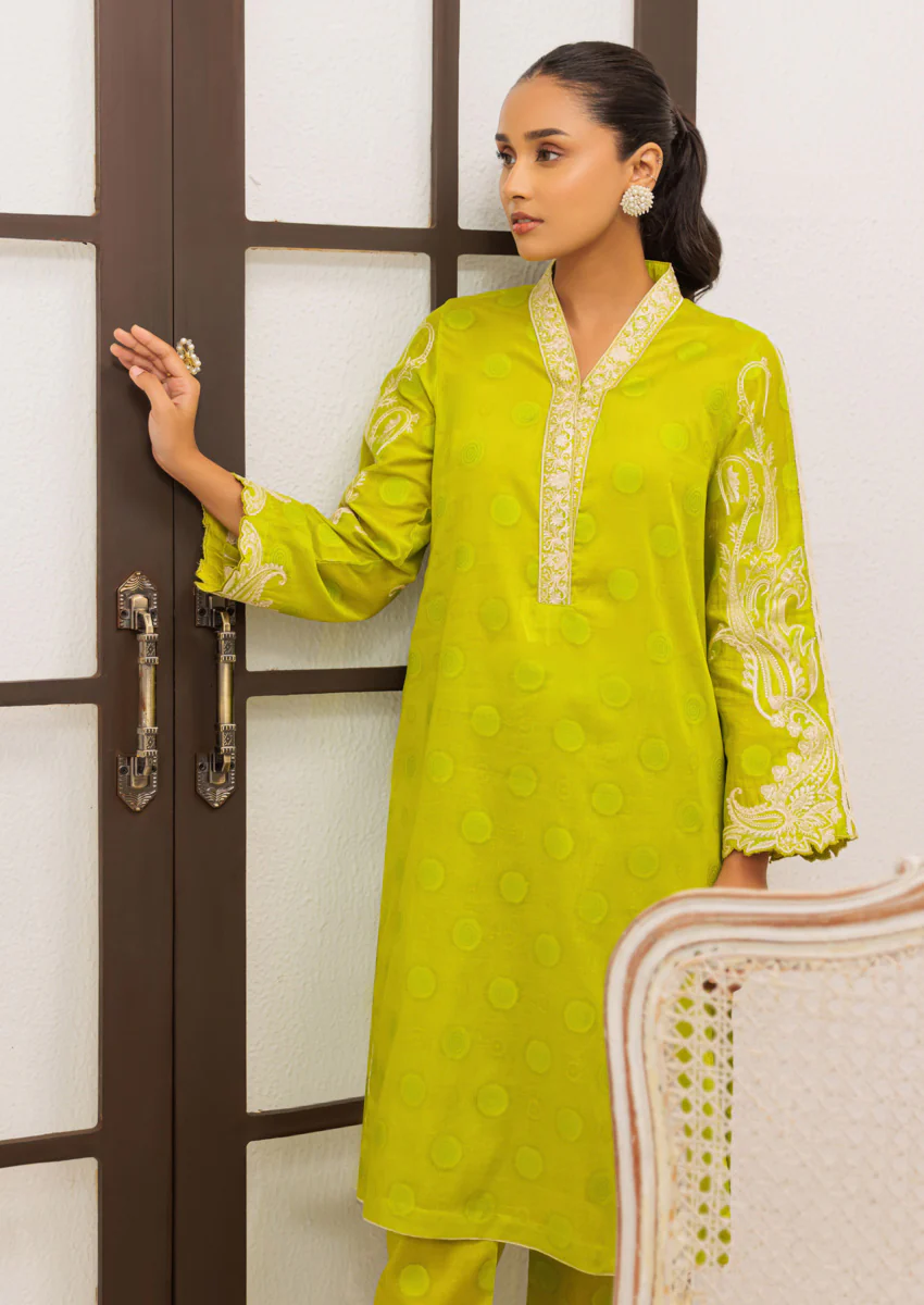 Green-Jacquard-2 Piece (W25SE2069) - Image 3