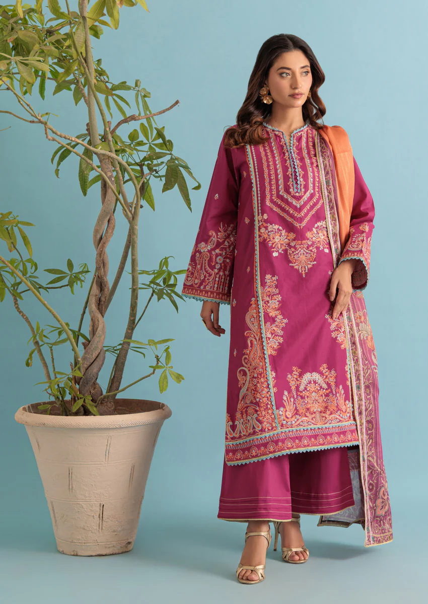 Magenta-Cambric-3 Piece (W25SE3005) - Image 3