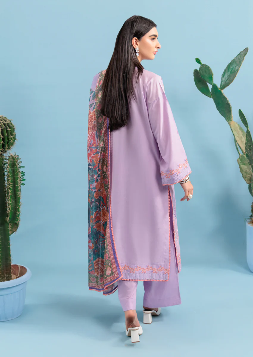 Lilac-Dobby-3 Piece (W25SE3009) - Image 2