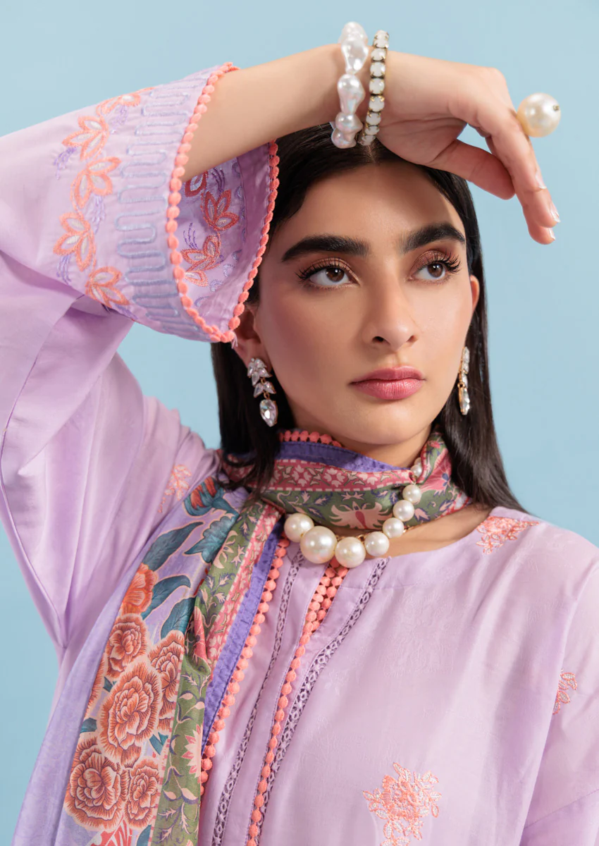 Lilac-Dobby-3 Piece (W25SE3009) - Image 3
