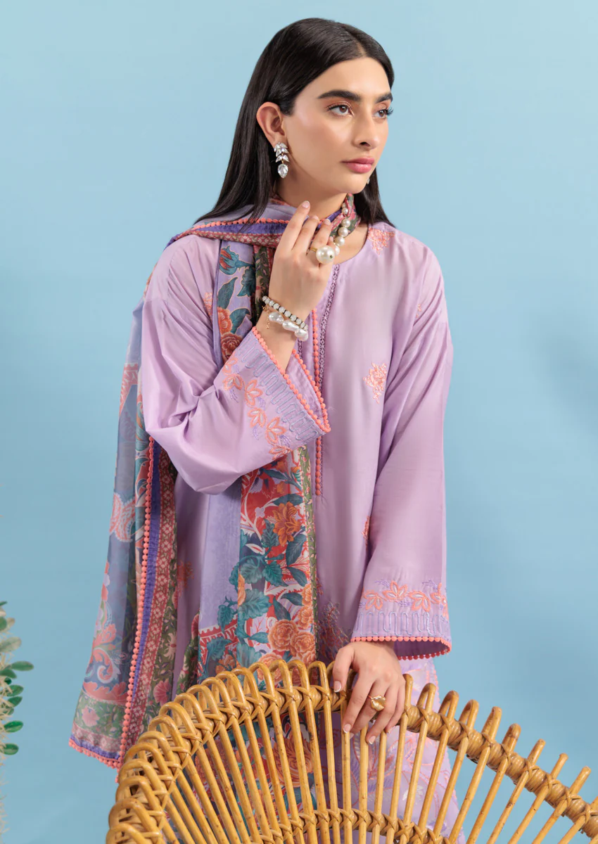 Lilac-Dobby-3 Piece (W25SE3009) - Image 5