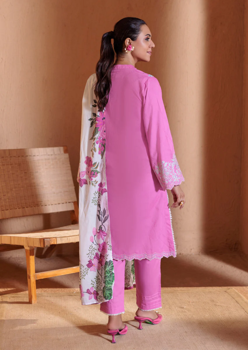 L-Pink-Jacquard-3 Piece (W25SE3030) - Image 2